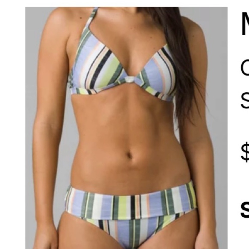 Prana bathing suit. Top is size Small and bottom is a Medium